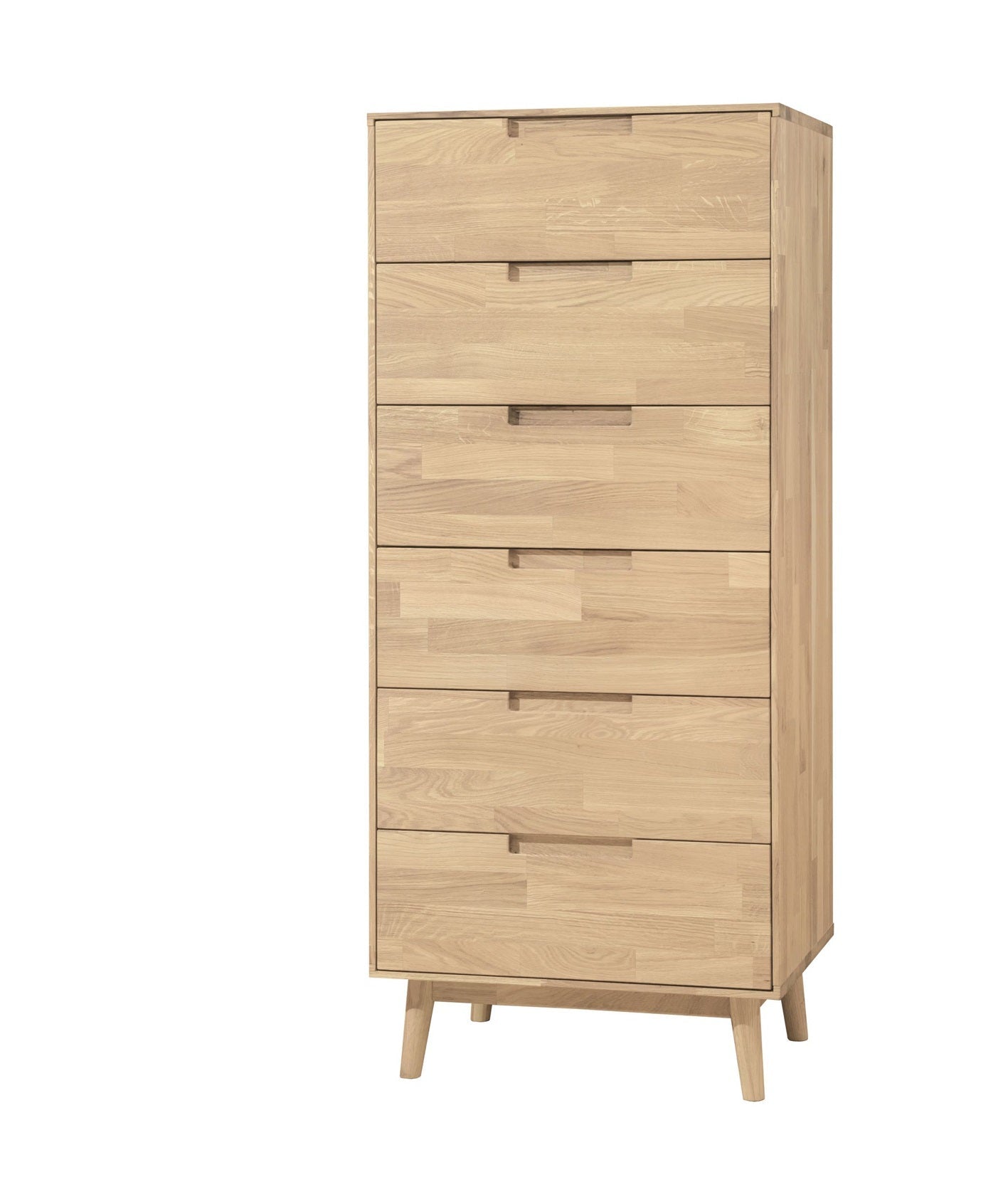 NordicStory Aparador Cómoda de madera maciza roble